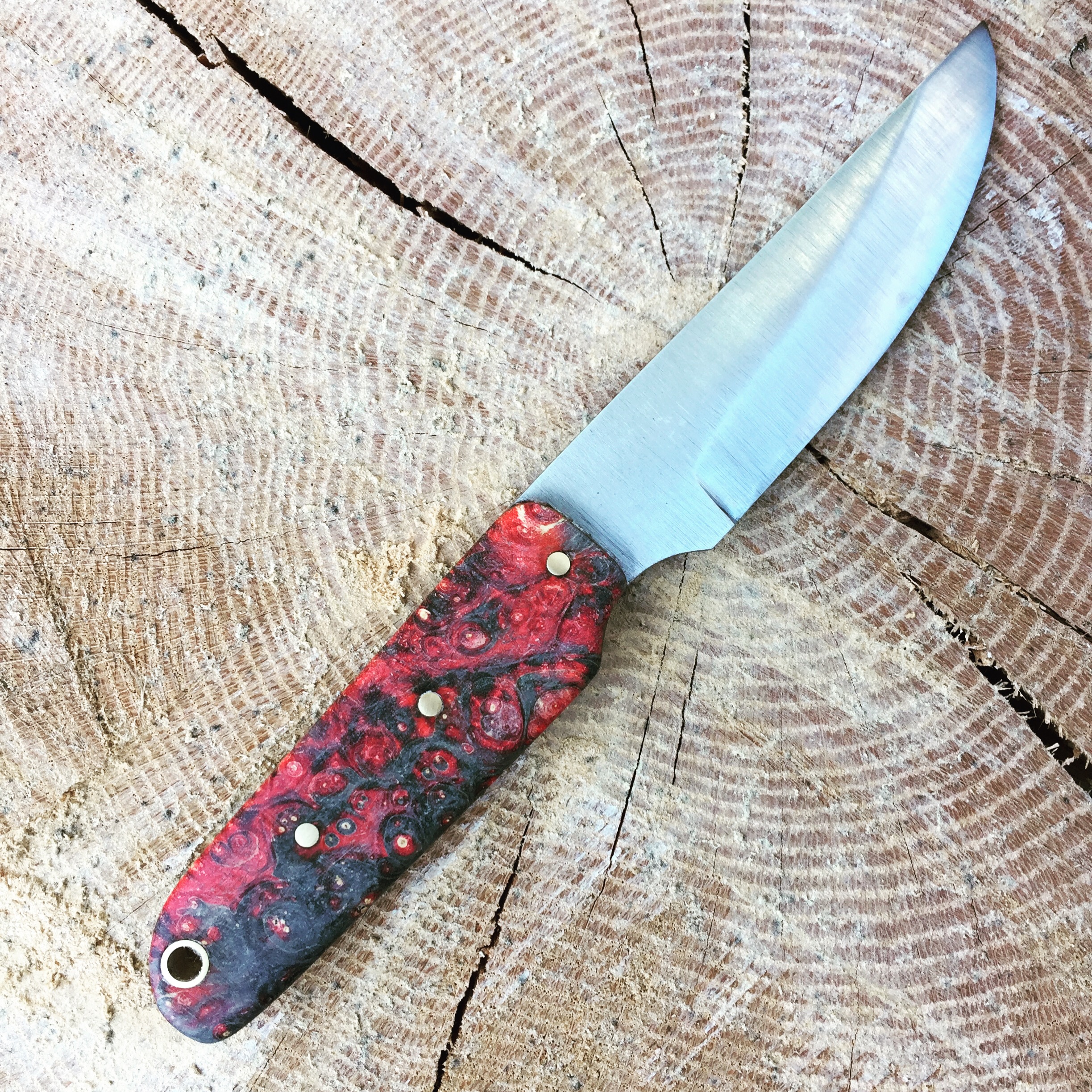 maple burl knife