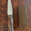Scottish Highlander Knife Sgian-dubh with Figured Walnut Wood Handle, Brass Pins 890 - Image 2